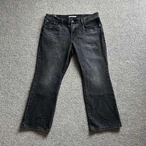Black Levi’s Middy Bootcut Denim